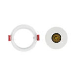 kelvo® PINADO KLV-101-0129 Χωνευτό Downlight Σποτ LED 7W 875lm 15° AC 220-240V IP20 Φυσικό Λευκό 4500K - Bridgelux COB Chip & TÜV SÜD Driver - Λευκό Ματ - Μ8.3 x Π8.3 x Υ8.2cm / Q7.3cm - 5 Χρόνια Εγγύηση