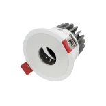 kelvo® PINADO KLV-101-0127 Χωνευτό Downlight Σποτ LED 7W 840lm 15° AC 220-240V IP20 Θερμό Λευκό 2700K - Bridgelux COB Chip & TÜV SÜD Driver - Λευκό Ματ - Μ8.3 x Π8.3 x Υ8.2cm / Q7.3cm - 5 Χρόνια Εγγύηση