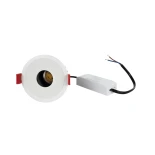 kelvo® PINADO KLV-101-0127 Χωνευτό Downlight Σποτ LED 7W 840lm 15° AC 220-240V IP20 Θερμό Λευκό 2700K - Bridgelux COB Chip & TÜV SÜD Driver - Λευκό Ματ - Μ8.3 x Π8.3 x Υ8.2cm / Q7.3cm - 5 Χρόνια Εγγύηση
