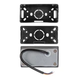 kelvo® STEPART KLV-101-0081 Μοντέρνο Χωνευτό Φωτιστικό Σκαλοπατιού - Διαδρόμου LED 3W 375lm 45° AC 220-240V Αδιάβροχο IP65 Θερμό Λευκό 2700K - Lumileds SMD Chip & TÜV SÜD Driver - Γκρι Ανθρακί Ματ - Μ10.5 x Π4.5 x Υ6cm / Q9.12 x 4.49cm - 5 Χρόνια Εγγύηση