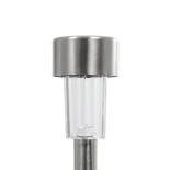 GLOBOSTAR® SOLARDECOR 71520 Διακοσμητικό Φωτιστικό με Βάση Κήπου / Καρφωτό LED 1W 50lm 180° DC 5V με Φωτοβολταϊκό Panel 5V 0.1W & Επαναφορτιζόμενη Μπαταρία Li-ion 3.2V 600mAh Αδιάβροχο IP65 Ψυχρό Λευκό 6000K - Μ4.7 x Π4.7 x Υ19.5cm - 2 Χρόνια Εγγύηση