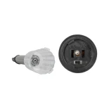 GLOBOSTAR® SOLARDECOR 71520 Διακοσμητικό Φωτιστικό με Βάση Κήπου / Καρφωτό LED 1W 50lm 180° DC 5V με Φωτοβολταϊκό Panel 5V 0.1W & Επαναφορτιζόμενη Μπαταρία Li-ion 3.2V 600mAh Αδιάβροχο IP65 Ψυχρό Λευκό 6000K - Μ4.7 x Π4.7 x Υ19.5cm - 2 Χρόνια Εγγύηση