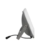 GLOBOSTAR® LUMOVOX 73068 Προβολέας LED 200W 10000lm 120° DC 5V με Φωτοβολταϊκό Panel 5V 12W & Επαναφορτιζόμενη Μπαταρία Li-ion 3.2V 10000mAh Αδιάβροχο IP65 Ψυχρό Λευκό 6000K - 180 x SMD2835 Sanan Chip - Γκρι Ανθρακί - Μ29 x Π0 x Υ19cm - 2 Χρόνια Εγγύηση