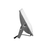 GLOBOSTAR® LUMOVOX 73069 Προβολέας LED 300W 15000lm 120° DC 5V με Φωτοβολταϊκό Panel 5V 20W & Επαναφορτιζόμενη Μπαταρία Li-ion 3.2V 15000mAh Αδιάβροχο IP65 Ψυχρό Λευκό 6000K - 360 x SMD2835 Sanan Chip - Γκρι Ανθρακί - Μ39 x Π0 x Υ26cm - 2 Χρόνια Εγγύηση