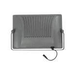 GLOBOSTAR® LUMOVOX 73069 Προβολέας LED 300W 15000lm 120° DC 5V με Φωτοβολταϊκό Panel 5V 20W & Επαναφορτιζόμενη Μπαταρία Li-ion 3.2V 15000mAh Αδιάβροχο IP65 Ψυχρό Λευκό 6000K - 360 x SMD2835 Sanan Chip - Γκρι Ανθρακί - Μ39 x Π0 x Υ26cm - 2 Χρόνια Εγγύηση