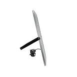 GLOBOSTAR® LUMOVOX 73069 Προβολέας LED 300W 15000lm 120° DC 5V με Φωτοβολταϊκό Panel 5V 20W & Επαναφορτιζόμενη Μπαταρία Li-ion 3.2V 15000mAh Αδιάβροχο IP65 Ψυχρό Λευκό 6000K - 360 x SMD2835 Sanan Chip - Γκρι Ανθρακί - Μ39 x Π0 x Υ26cm - 2 Χρόνια Εγγύηση