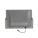 GLOBOSTAR® LUMOVOX 73070 Προβολέας LED 400W 20000lm 120° DC 5V με Φωτοβολταϊκό Panel 5V 25W & Επαναφορτιζόμενη Μπαταρία Li-ion 3.2V 20000mAh Αδιάβροχο IP65 Ψυχρό Λευκό 6000K - 400 x SMD2835 Sanan Chip - Γκρι Ανθρακί - Μ44.5 x Π0 x Υ31.2cm - 2 Χρόνια Εγγύη