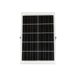 GLOBOSTAR® LUMOVOX 73070 Προβολέας LED 400W 20000lm 120° DC 5V με Φωτοβολταϊκό Panel 5V 25W & Επαναφορτιζόμενη Μπαταρία Li-ion 3.2V 20000mAh Αδιάβροχο IP65 Ψυχρό Λευκό 6000K - 400 x SMD2835 Sanan Chip - Γκρι Ανθρακί - Μ44.5 x Π0 x Υ31.2cm - 2 Χρόνια Εγγύη