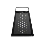 GLOBOSTAR® AQUARIUS 79678 Φωτιστικό Ενυδρείου με Ενσωματωμένο Χειριστήριο LED 12W 600lm 120° AC 220-240V Αδιάβροχο IP44 Πολύχρωμο RGBW Dimmable - Sanan SMD Chip - Μαύρο - Μ30 x Π11 x Υ3cm - 2 Χρόνια Εγγύηση