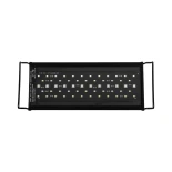 GLOBOSTAR® AQUARIUS 79678 Φωτιστικό Ενυδρείου με Ενσωματωμένο Χειριστήριο LED 12W 600lm 120° AC 220-240V Αδιάβροχο IP44 Πολύχρωμο RGBW Dimmable - Sanan SMD Chip - Μαύρο - Μ30 x Π11 x Υ3cm - 2 Χρόνια Εγγύηση