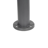 GLOBOSTAR® WHISPER 90548 Φωτιστικό Κολωνάκι Κήπου με Ντουί 1 x E27 AC 220-240V Αδιάβροχο IP65 - Γκρι Ανθρακί - Μ27 x Π27 x Υ79cm