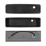 kelvo® STEPART KLV-101-0093 Μοντέρνο Χωνευτό Φωτιστικό Σκαλοπατιού - Διαδρόμου LED 7W 735lm 45° AC 220-240V Αδιάβροχο IP65 Θερμό Λευκό 2700K - Lumileds SMD Chip & TÜV SÜD Driver - Γκρι Ανθρακί Ματ - Μ6.5 x Π6.5 x Υ21cm / Q5.41 x 18.9cm - 5 Χρόνια Εγγύηση