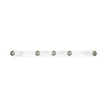 kelvo® SPOTA KLV-101-0143 Μοντέρνο Κινούμενο Φωτιστικό Σποτ Οροφής με Ντουί 5 x GU10 90° AC 220-240V IP20 - Λευκό Ματ - Μ79.5 x Π6.3 x Υ14cm