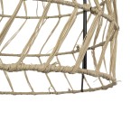 GLOBOSTAR® NETI 205-0025 Boho Κρεμαστό Φωτιστικό Οροφής με Ντουί 1 x E27 AC 220-240V IP20 - Μπεζ - M35 x Π35 x Υ63cm