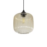 GLOBOSTAR® MELONI 206-0016 Μοντέρνο Κρεμαστό Φωτιστικό Οροφής με Ντουί 1 x E27 AC 220-240V IP20 - Mελί - Μ20 x Π20 x Υ24cm