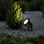 kelvo® GARDELINI KLV-101-0001 Φωτιστικό Σποτ Κήπου για Φυτά & Δέντρα με Καρφωτή Βάση για Λάμπα MR16 με Ντουί GU10 AC 220-240V Αδιάβροχο IP65 - Μαύρο Ματ - Μ10 x Π10 x Υ30cm