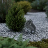 kelvo® GARDELINI KLV-101-0002 Φωτιστικό Σποτ Κήπου για Φυτά & Δέντρα με Καρφωτή Βάση για Λάμπα MR16 με Ντουί GU10 AC 220-240V Αδιάβροχο IP65 - Γκρι Ανθρακί Ματ - Μ10 x Π10 x Υ30cm