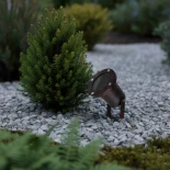 kelvo® GARDELINI KLV-101-0004 Φωτιστικό Σποτ Κήπου για Φυτά & Δέντρα με Καρφωτή Βάση για Λάμπα MR16 με Ντουί GU10 AC 220-240V Αδιάβροχο IP65 - Μπρονζέ Εφέ Σκουριάς Ματ - Μ10 x Π10 x Υ30cm