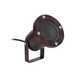 kelvo® GARDELINI KLV-101-0004 Φωτιστικό Σποτ Κήπου για Φυτά & Δέντρα με Καρφωτή Βάση για Λάμπα MR16 με Ντουί GU10 AC 220-240V Αδιάβροχο IP65 - Μπρονζέ Εφέ Σκουριάς Ματ - Μ10 x Π10 x Υ30cm