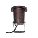 kelvo® GARDELINI KLV-101-0004 Φωτιστικό Σποτ Κήπου για Φυτά & Δέντρα με Καρφωτή Βάση για Λάμπα MR16 με Ντουί GU10 AC 220-240V Αδιάβροχο IP65 - Μπρονζέ Εφέ Σκουριάς Ματ - Μ10 x Π10 x Υ30cm