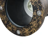 kelvo® GARDELINI KLV-101-0005 Φωτιστικό Σποτ Κήπου για Φυτά & Δέντρα με Καρφωτή Βάση για Λάμπα MR16 με Ντουί GU10 AC 220-240V Αδιάβροχο IP65 - Χρυσό Εφέ Σκουριάς Ματ - Μ10 x Π10 x Υ30cm