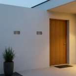 kelvo® SIXOAD KLV-101-0007 Φωτιστικό Τοίχου / Απλίκα LED 18W 1800lm 30° AC 220-240V Αδιάβροχο IP65 Θερμό Λευκό 2700K - CREE XPE Chip & TÜV SÜD Driver - Γκρι Ανθρακί Ματ - Μ17 x Π4 x Υ8cm - 5 Χρόνια Εγγύηση