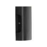 kelvo® SIXOAD KLV-101-0009 Φωτιστικό Τοίχου / Απλίκα LED 18W 1980lm 30° AC 220-240V Αδιάβροχο IP65 Φυσικό Λευκό 4500K - CREE XPE Chip & TÜV SÜD Driver - Μαύρο Ματ - Μ17 x Π4 x Υ8cm - 5 Χρόνια Εγγύηση