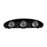 kelvo® SIXOAD KLV-101-0009 Φωτιστικό Τοίχου / Απλίκα LED 18W 1980lm 30° AC 220-240V Αδιάβροχο IP65 Φυσικό Λευκό 4500K - CREE XPE Chip & TÜV SÜD Driver - Μαύρο Ματ - Μ17 x Π4 x Υ8cm - 5 Χρόνια Εγγύηση