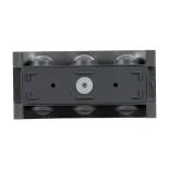 kelvo® SIXOAD KLV-101-0010 Φωτιστικό Τοίχου / Απλίκα LED 18W 1980lm 30° AC 220-240V Αδιάβροχο IP65 Φυσικό Λευκό 4500K - CREE XPE Chip & TÜV SÜD Driver - Γκρι Ανθρακί Ματ - Μ17 x Π4 x Υ8cm - 5 Χρόνια Εγγύηση