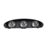 kelvo® SIXOAD KLV-101-0010 Φωτιστικό Τοίχου / Απλίκα LED 18W 1980lm 30° AC 220-240V Αδιάβροχο IP65 Φυσικό Λευκό 4500K - CREE XPE Chip & TÜV SÜD Driver - Γκρι Ανθρακί Ματ - Μ17 x Π4 x Υ8cm - 5 Χρόνια Εγγύηση