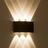 kelvo® SIXOAD KLV-101-0010 Φωτιστικό Τοίχου / Απλίκα LED 18W 1980lm 30° AC 220-240V Αδιάβροχο IP65 Φυσικό Λευκό 4500K - CREE XPE Chip & TÜV SÜD Driver - Γκρι Ανθρακί Ματ - Μ17 x Π4 x Υ8cm - 5 Χρόνια Εγγύηση