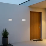 kelvo® SIXOAD KLV-101-0011 Φωτιστικό Τοίχου / Απλίκα LED 18W 1980lm 30° AC 220-240V Αδιάβροχο IP65 Φυσικό Λευκό 4500K - CREE XPE Chip & TÜV SÜD Driver - Λευκό Ματ - Μ17 x Π4 x Υ8cm - 5 Χρόνια Εγγύηση