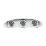 kelvo® SIXOAD KLV-101-0011 Φωτιστικό Τοίχου / Απλίκα LED 18W 1980lm 30° AC 220-240V Αδιάβροχο IP65 Φυσικό Λευκό 4500K - CREE XPE Chip & TÜV SÜD Driver - Λευκό Ματ - Μ17 x Π4 x Υ8cm - 5 Χρόνια Εγγύηση