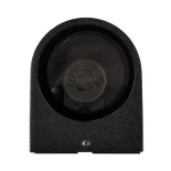 kelvo® MURANO KLV-101-0012 Φωτιστικό Τοίχου / Απλίκα για Λάμπα MR16 με Ντουί GU10 AC 220-240V Αδιάβροχο IP65 - Μαύρο Ματ - Μ8 x Π8 x Υ7cm