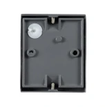 kelvo® MURANO KLV-101-0013 Φωτιστικό Τοίχου / Απλίκα για Λάμπα MR16 με Ντουί GU10 AC 220-240V Αδιάβροχο IP65 - Γκρι Ανθρακί Ματ - Μ8 x Π8 x Υ7cm