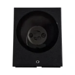 kelvo® BURANO KLV-101-0018 Φωτιστικό Τοίχου / Απλίκα για Λάμπα MR16 με Ντουί GU10 AC 220-240V Αδιάβροχο IP65 - Μαύρο Ματ - Μ8 x Π8 x Υ7cm