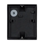 kelvo® BURANO KLV-101-0018 Φωτιστικό Τοίχου / Απλίκα για Λάμπα MR16 με Ντουί GU10 AC 220-240V Αδιάβροχο IP65 - Μαύρο Ματ - Μ8 x Π8 x Υ7cm