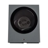 kelvo® BURANO KLV-101-0019 Φωτιστικό Τοίχου / Απλίκα για Λάμπα MR16 με Ντουί GU10 AC 220-240V Αδιάβροχο IP65 - Γκρι Ανθρακί Ματ - Μ8 x Π8 x Υ7cm