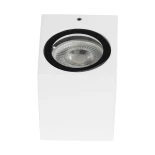 kelvo® BURANO KLV-101-0020 Φωτιστικό Τοίχου / Απλίκα για Λάμπα MR16 με Ντουί GU10 AC 220-240V Αδιάβροχο IP65 - Λευκό Ματ - Μ8 x Π8 x Υ7cm