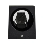 kelvo® BURANO KLV-101-0021 Φωτιστικό Τοίχου / Απλίκα για 2 Λάμπες MR16 με Ντουί GU10 AC 220-240V Αδιάβροχο IP65 - Μαύρο Ματ - Μ8 x Π8 x Υ15cm