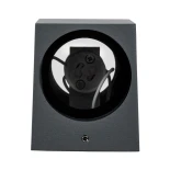 kelvo® BURANO KLV-101-0022 Φωτιστικό Τοίχου / Απλίκα για 2 Λάμπες MR16 με Ντουί GU10 AC 220-240V Αδιάβροχο IP65 - Γκρι Ανθρακί Ματ - Μ8 x Π8 x Υ15cm