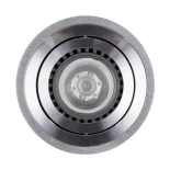 kelvo® AKIRA KLV-101-0026 Κινούμενο Φωτιστικό Downlight Σποτ για Λάμπα MR16 με Ντουί GU10 AC 220-240V IP20 - Νίκελ Βούρτσας - Μ8 x Π8 x Υ10cm