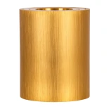 kelvo® AKIRA KLV-101-0027 Κινούμενο Φωτιστικό Downlight Σποτ για Λάμπα MR16 με Ντουί GU10 AC 220-240V IP20 - Χρυσό Βούρτσας - Μ8 x Π8 x Υ10cm