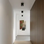 kelvo® AKIRA KLV-101-0028 Κινούμενο Φωτιστικό Downlight Σποτ για Λάμπα MR16 με Ντουί GU10 AC 220-240V IP20 - Μαύρο Ματ - Μ8 x Π8 x Υ10cm