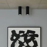 kelvo® DUCT KLV-101-0050 Φωτιστικό Downlight Σποτ για Λάμπα MR16 με Ντουί GU10 AC 220-240V IP20 - Μαύρο Ματ - Μ6 x Π6 x Υ15cm