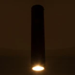 kelvo® DUCT KLV-101-0051 Φωτιστικό Downlight Σποτ για Λάμπα MR16 με Ντουί GU10 AC 220-240V IP20 - Μαύρο Ματ - Μ6 x Π6 x Υ30cm