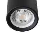 kelvo® DUCT KLV-101-0054 Φωτιστικό Downlight Σποτ για Λάμπα MR16 με Ντουί GU10 AC 220-240V IP20 - Μαύρο Ματ - Μ6 x Π6 x Υ75cm