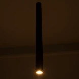 kelvo® DUCT KLV-101-0054 Φωτιστικό Downlight Σποτ για Λάμπα MR16 με Ντουί GU10 AC 220-240V IP20 - Μαύρο Ματ - Μ6 x Π6 x Υ75cm