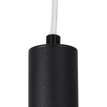 kelvo® CANAL KLV-101-0070 Κρεμαστό Φωτιστικό Οροφής LED 7W 700lm 36° AC 220-240V IP20 Θερμό Λευκό 2700K - Bridgelux COB Chip & TÜV SÜD Driver - Μαύρο Ματ - Μ4 x Π4 x Υ30cm - 5 Χρόνια Εγγύηση