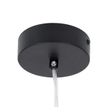 kelvo® CANAL KLV-101-0073 Κρεμαστό Φωτιστικό Οροφής LED 7W 700lm 36° AC 220-240V IP20 Θερμό Λευκό 2700K - Bridgelux COB Chip & TÜV SÜD Driver - Μαύρο Ματ - Μ4 x Π4 x Υ80cm - 5 Χρόνια Εγγύηση